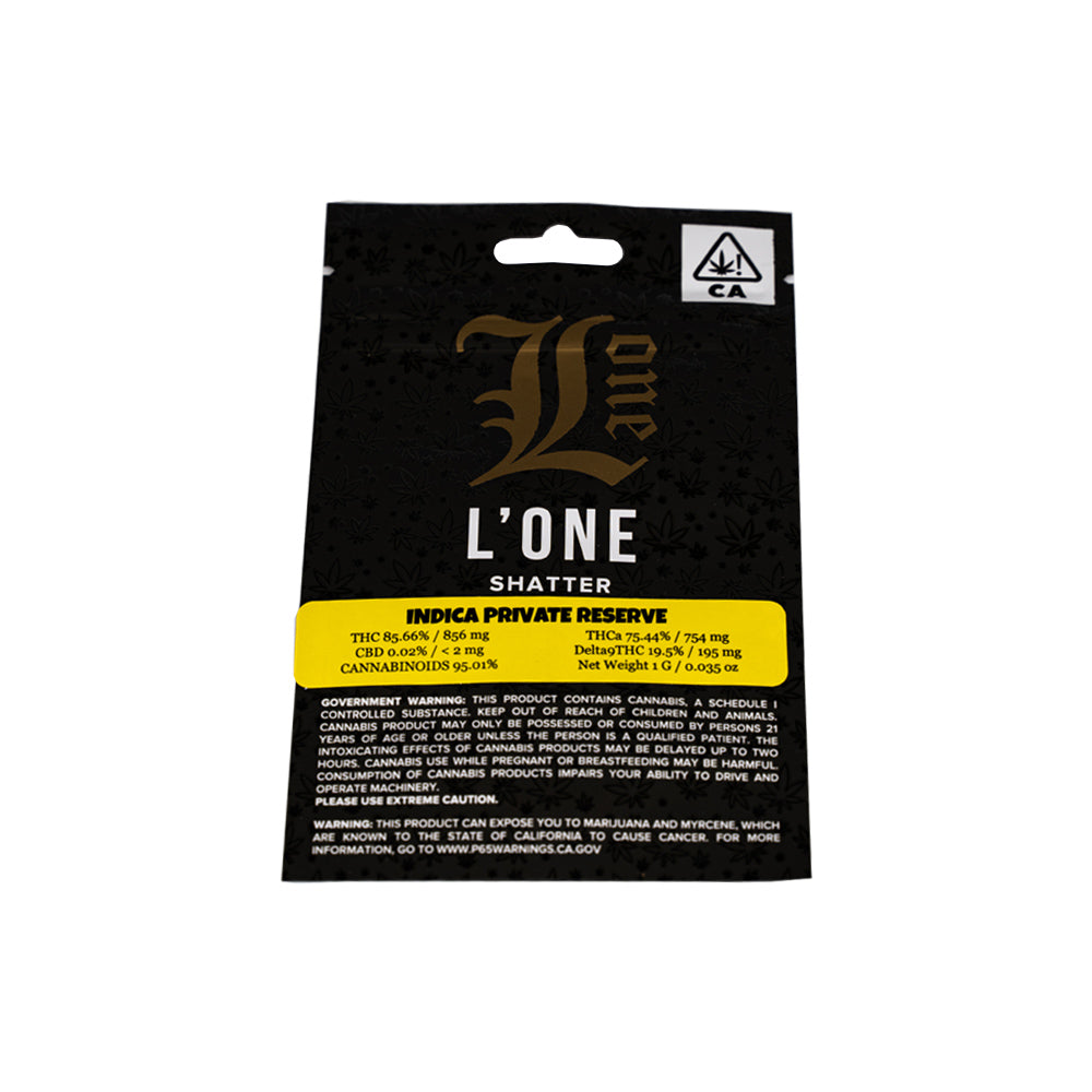 L'ONE Shatter -Indica Private Reserve